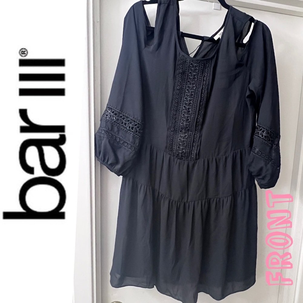 Bar III- Women’s Size XL Black dress -NWT